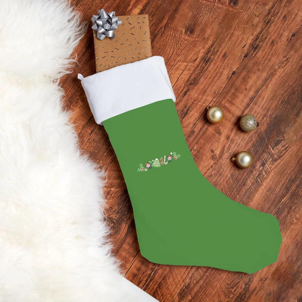 Elf Scatter Icon Christmas Stocking Image 1