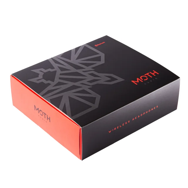 MOTH Red Dash Over-Ear Headphones & Caps