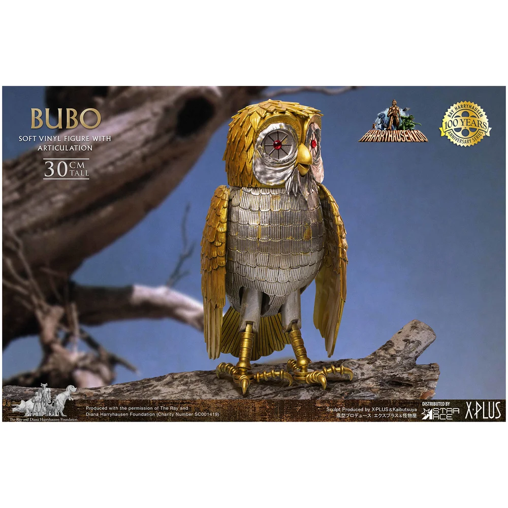 Star Ace Harryhausen100 Soft Vinyl Statue - Bubo (Deluxe Ver.) Image 1
