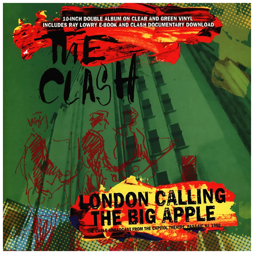 The Clash - London Calling The Big Apple (Clear & Green Vinyl) 2x 10" Image 1