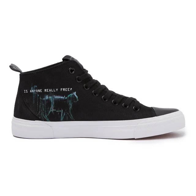 Akedo x The Matrix Pill High Top - Black