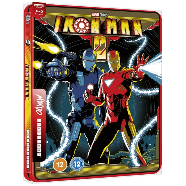 Marvel Studio's Iron Man 2 - Mondo #48 Zavvi Exclusive 4K Ultra HD Steelbook (Includes Blu-ray)