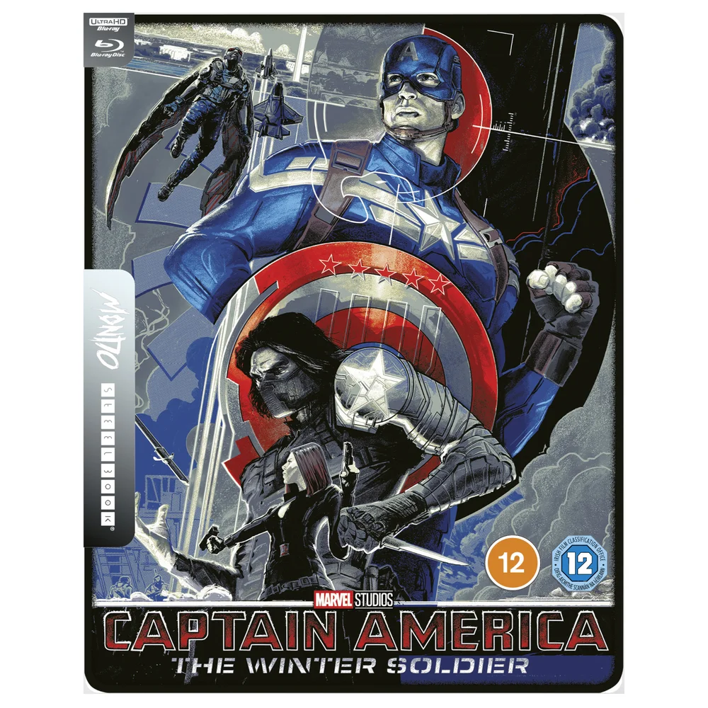 Marvel Studio's Captain America: The Winter Soldier - Mondo #50 Zavvi Exclusive 4K Ultra HD Steelbook (Includes Blu-ray) Image 1