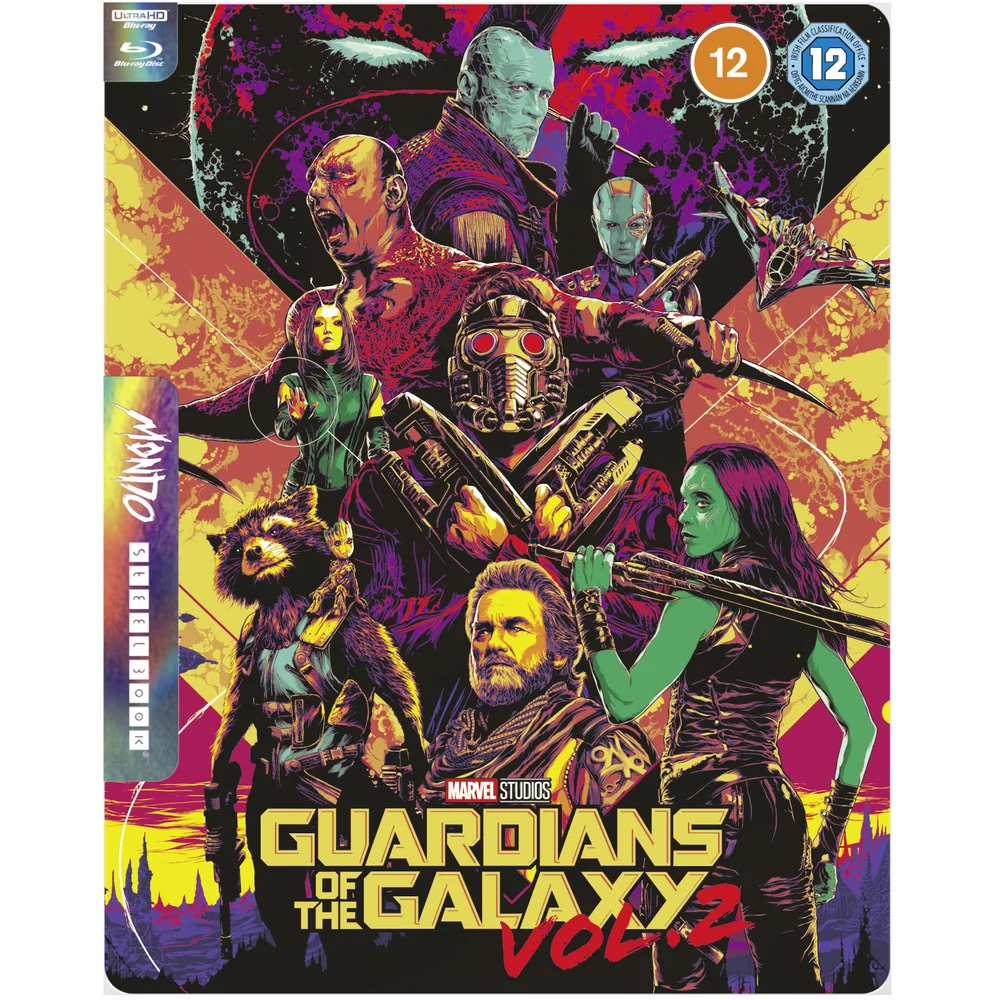 Marvel Studio's Guardians Of The Galaxy: Vol 2 - Mondo #52 Zavvi Exclusive 4K Ultra HD Steelbook (Includes Blu-ray) Image 1