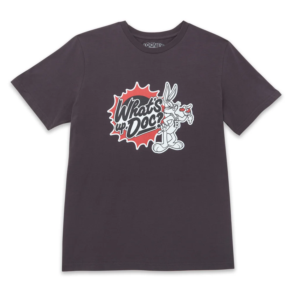 Looney Tunes What's Up Doc? Unisex T-Shirt - Charcoal - M Image 1