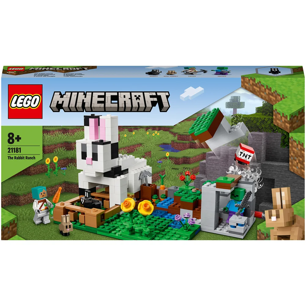 LEGO Minecraft: The Rabbit Ranch House with Animals Set (21181) Image 1
