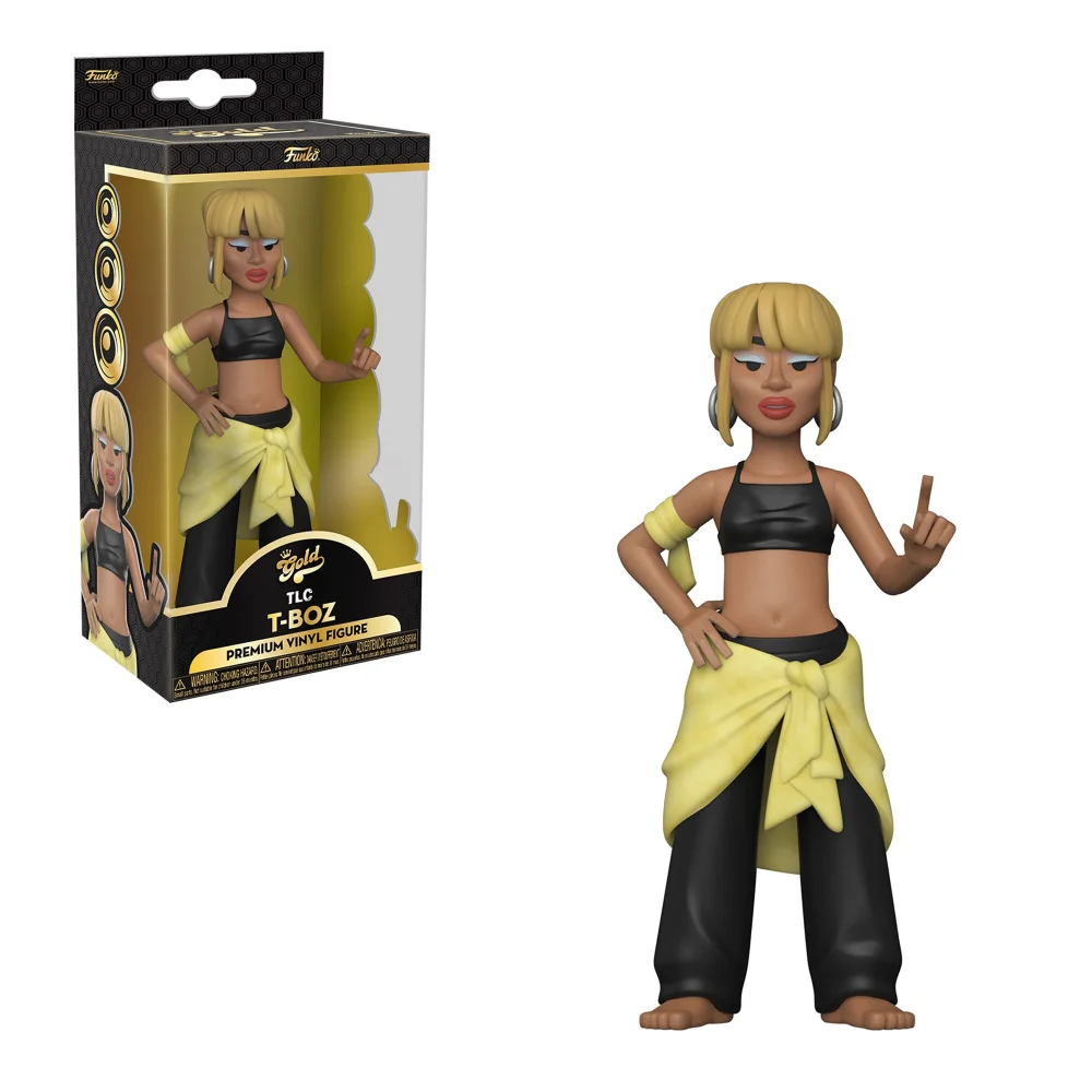 TLC T-Boz 5-inch Funko Pop! Vinyl Gold Image 1
