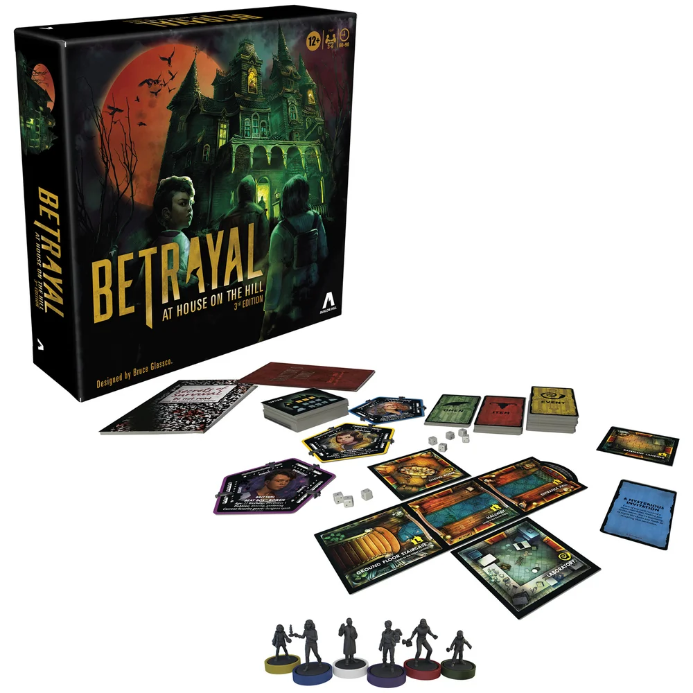 Hasbro Avalon Hill Betrayal at House on the Hill Cooperative Board Game Image 1