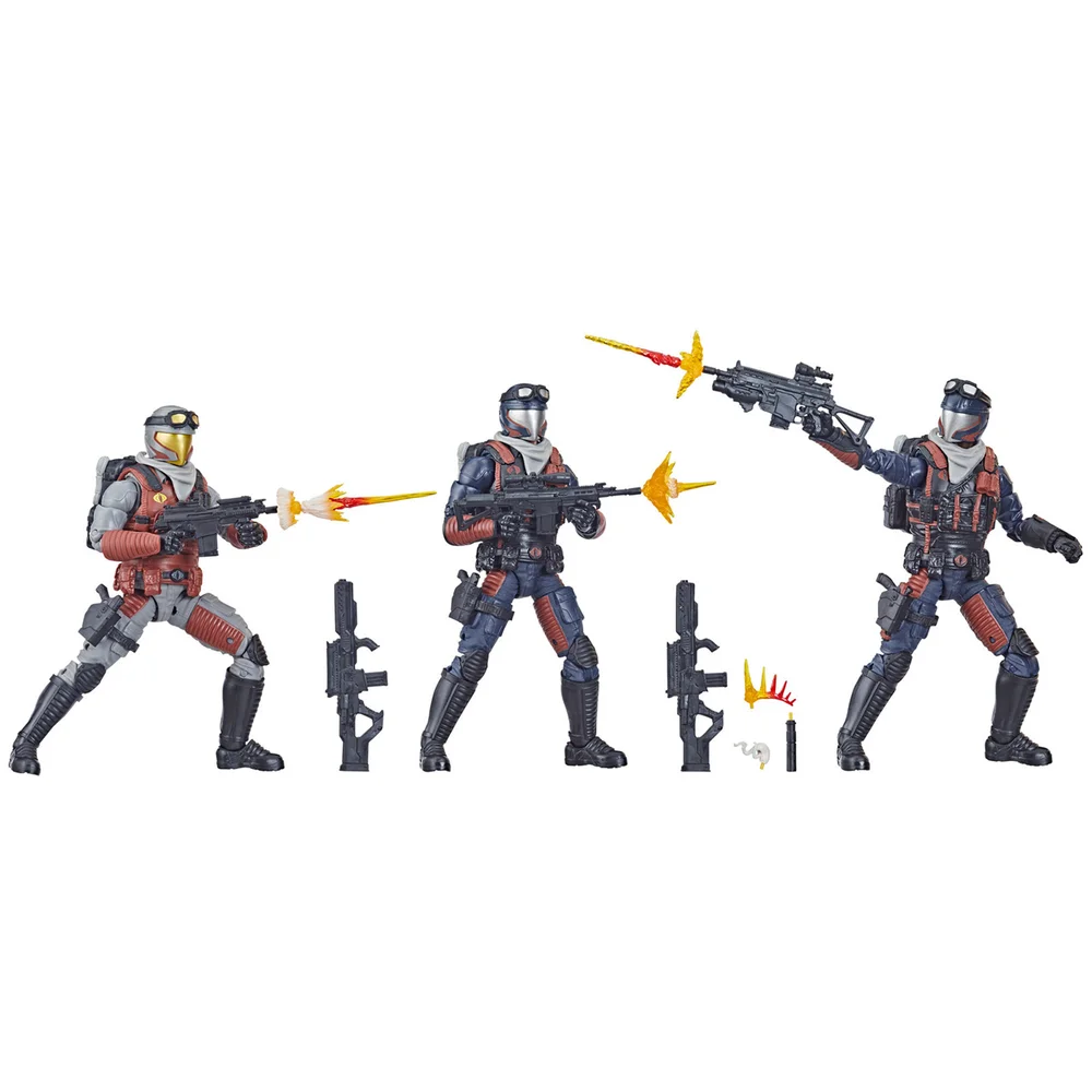 Hasbro G.I. Joe Classified Series Cobra Viper Officer & Vipers 6 Inch Scale Action Figures Set Image 1