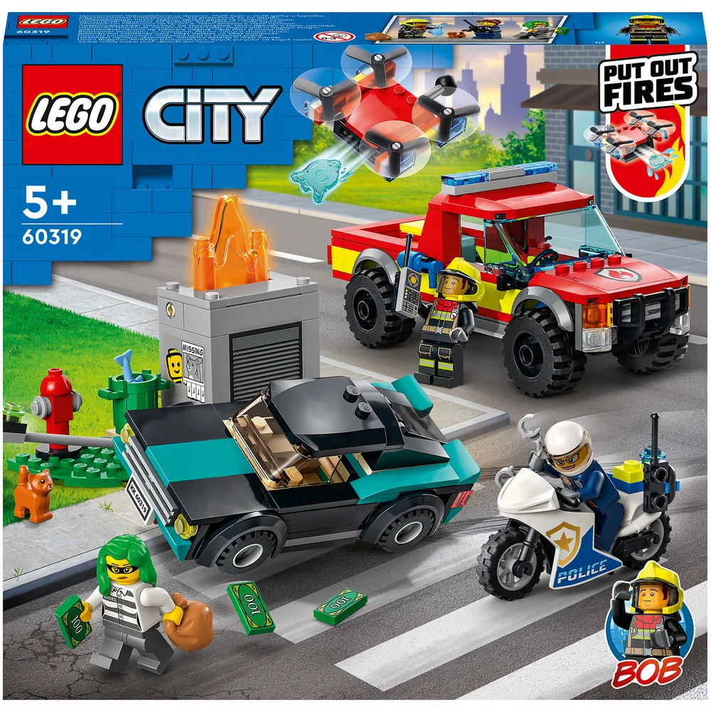 LEGO City: Fire Rescue & Police Chase (60319) Image 1