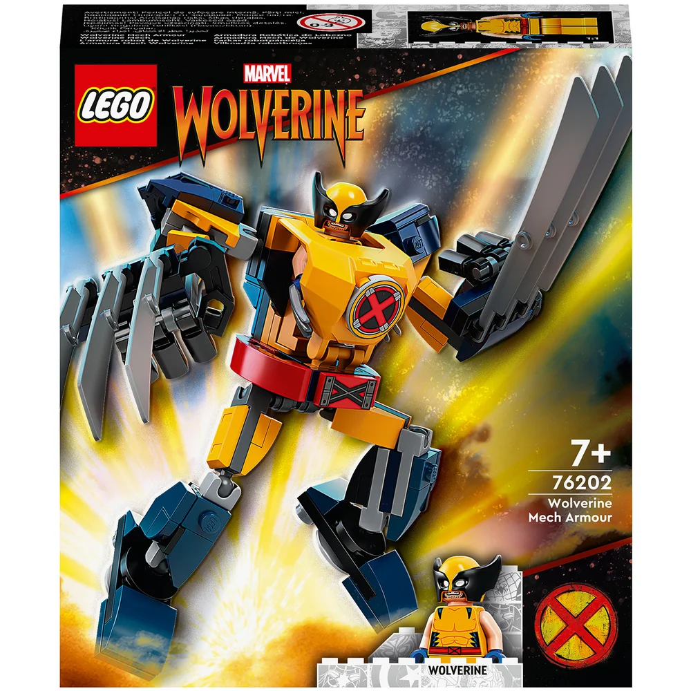LEGO Marvel Wolverine Mech Armor Action Figure Set (76202) Image 1