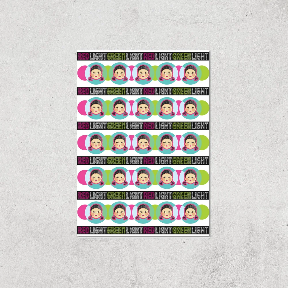 Squid Game Red Light Green Light Giclee Art Print - A4 - Print Only Image 1