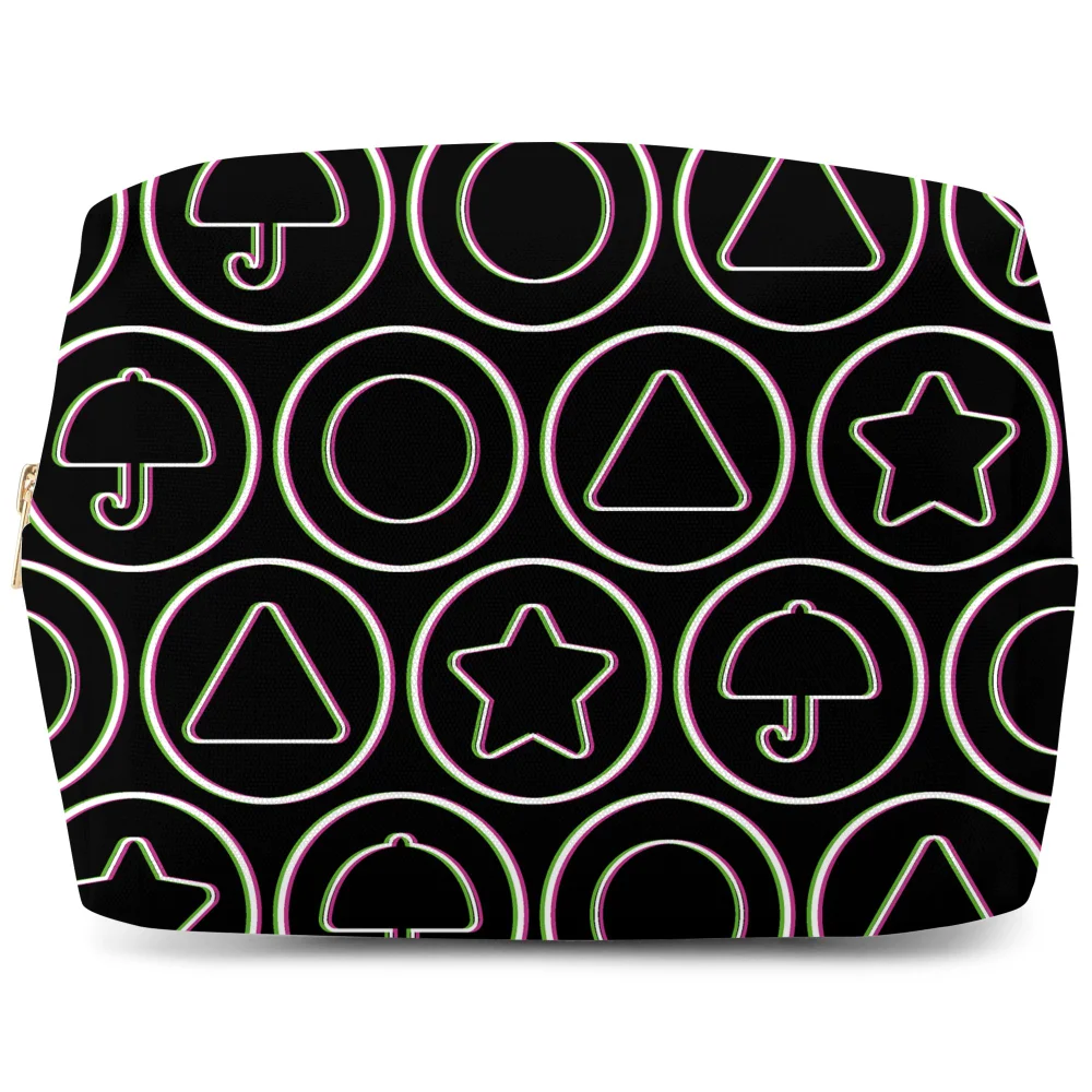 Honeycomb Glitch Wash Bag Image 1