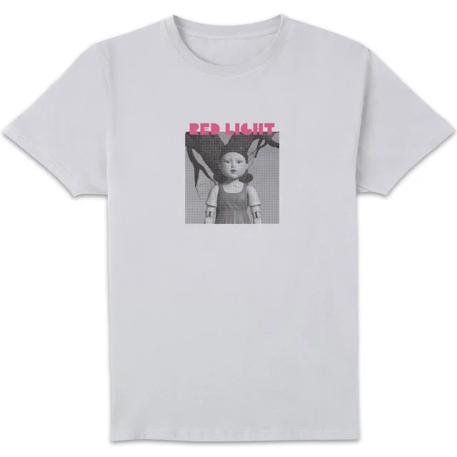 Squid Game Red Light Green Light Men's T-Shirt - White