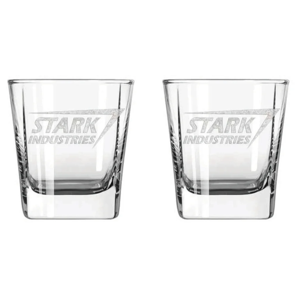 Marvel Iron Man Stark Industriess 2 Pack Glass Set Image 1