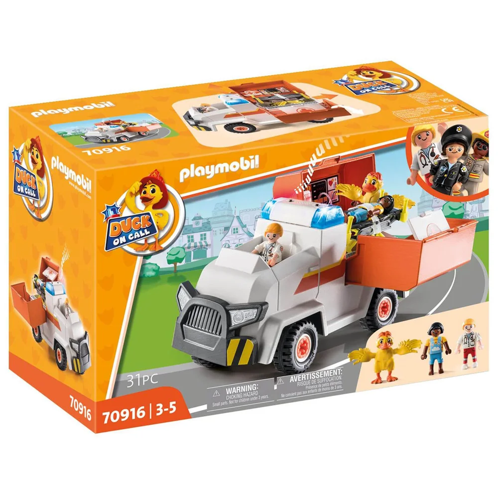 Playmobil D.O.C.- Ambulance Emergency Vehicle (70916) Image 1