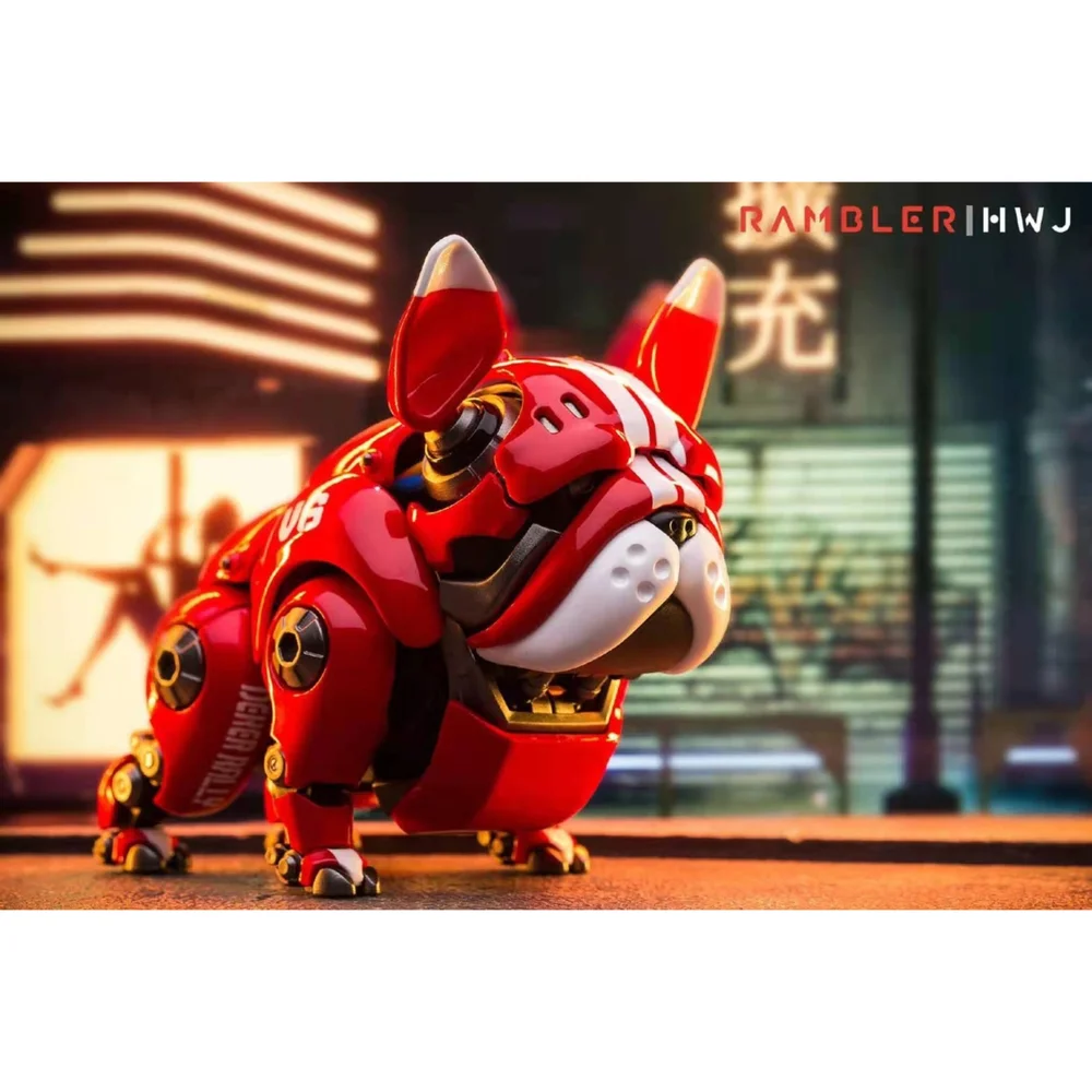 Mecha-Bulldog Action Figure (Red) Image 1