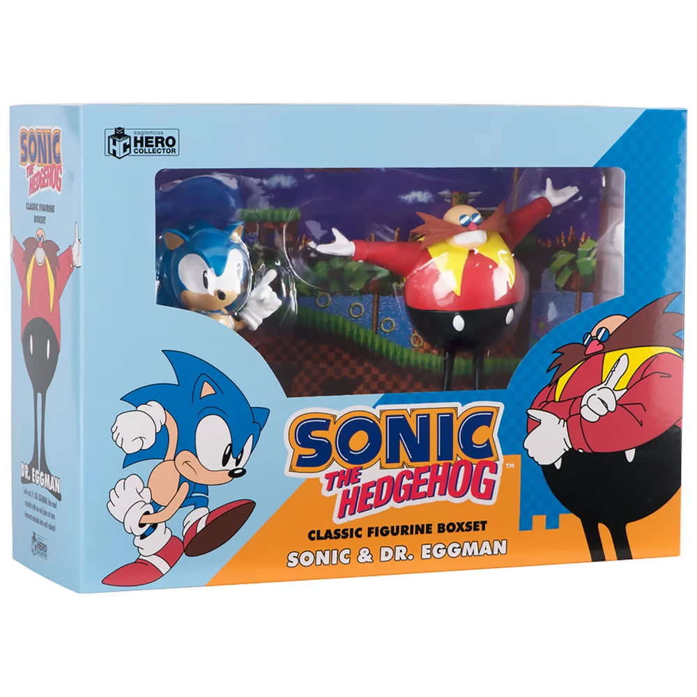 Eaglemoss Sonic & Dr Eggman Figurine Box Set Image 1
