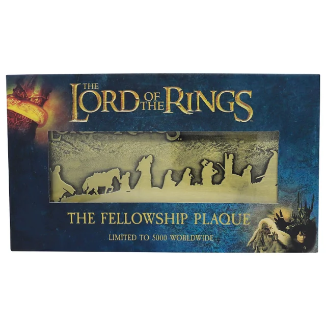 Fanattik Lord of the Rings Fellowship plaque