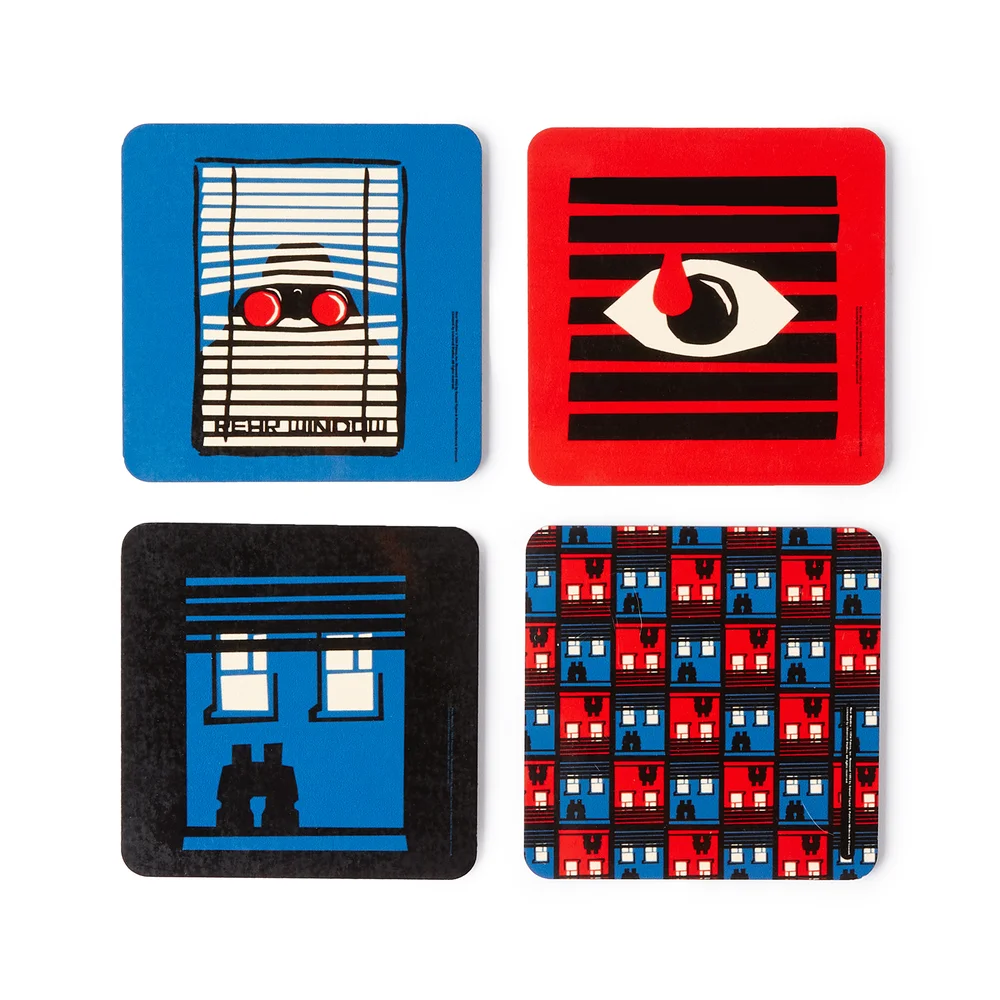 Hitchcock Rear Window Coaster Set Image 1