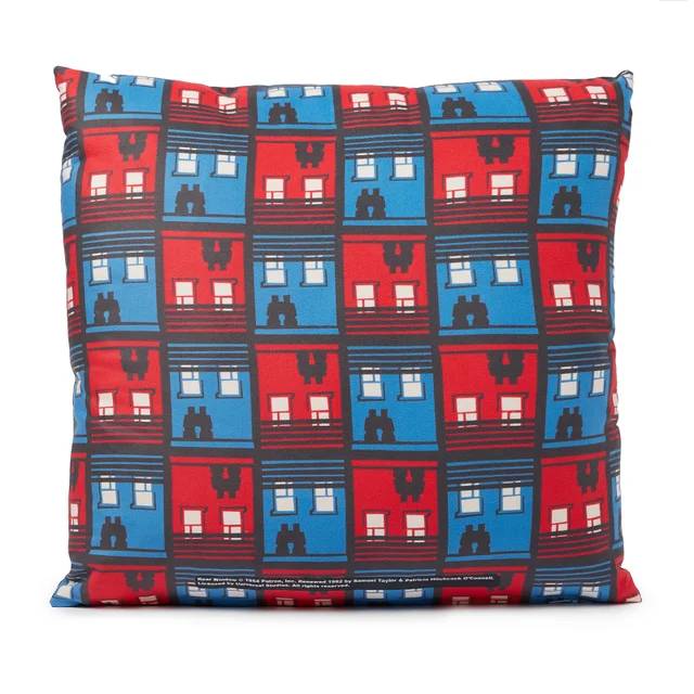 Hitchcock Rear Window Silhouette Square Cushion