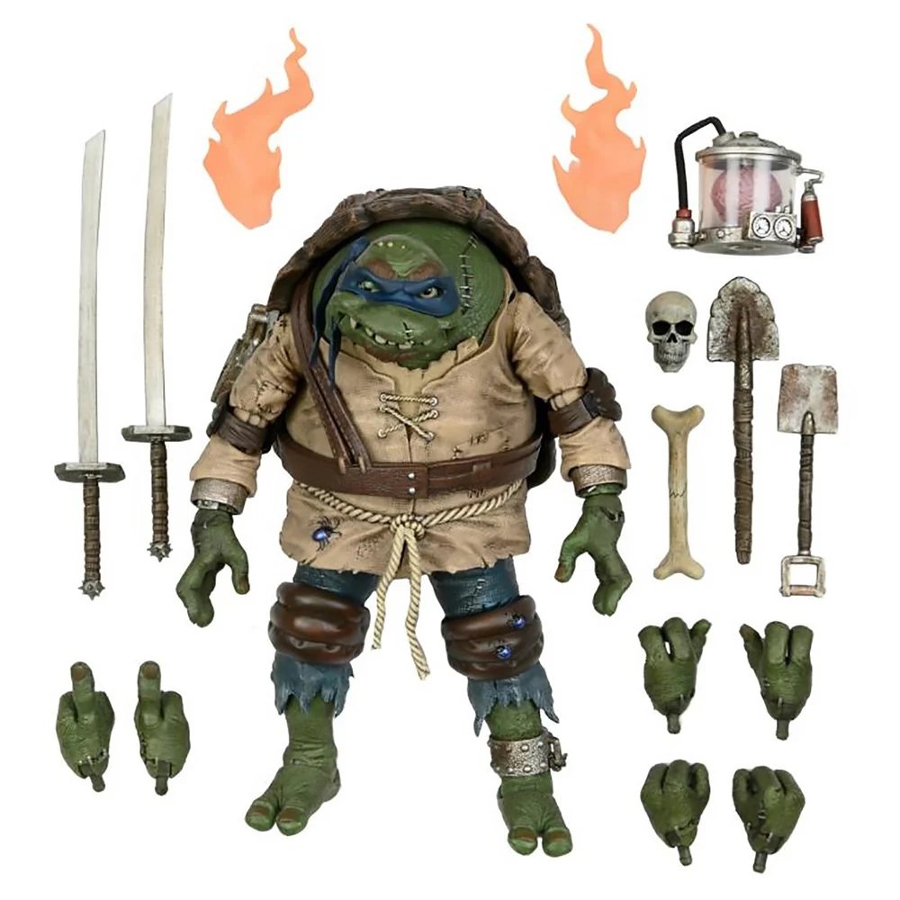 NECA Teenage Mutant Ninja Turtles TMNT x Universal Monsters Leonardo as The Hunchback Ultimate 7 Inch Scale Action Figure Image 1