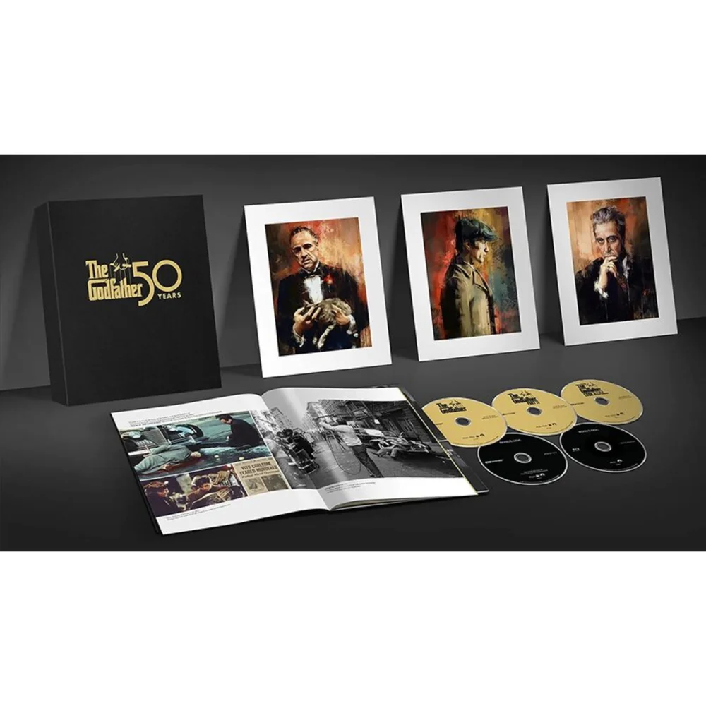 The Godfather Trilogy: 50 Years - 4K Ultra HD Box Set (Includes Blu-ray) Image 1