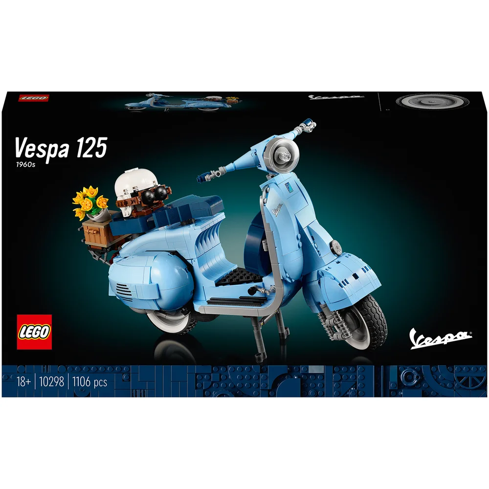 LEGO Vespa 125 Scooter Model Building Set for Adults (10298) Image 1