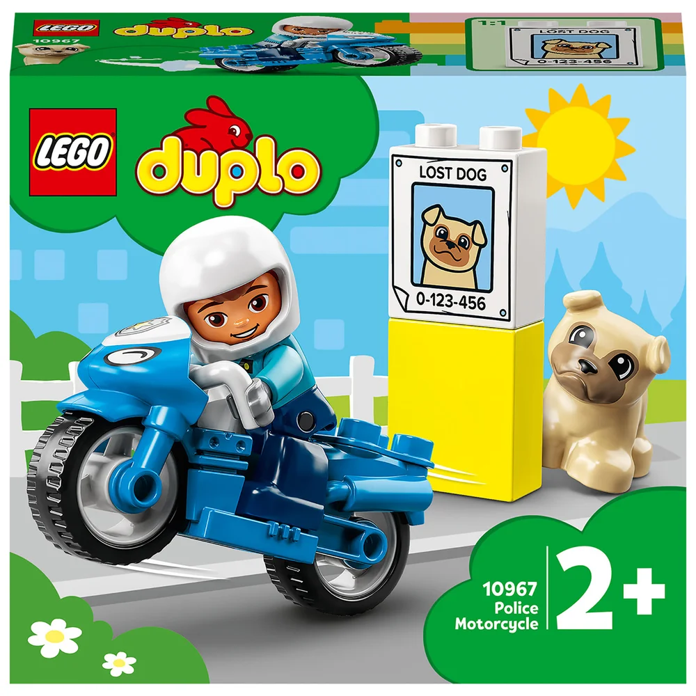LEGO DUPLO Town Police Motorcycle Kids Toy (10967) Image 1