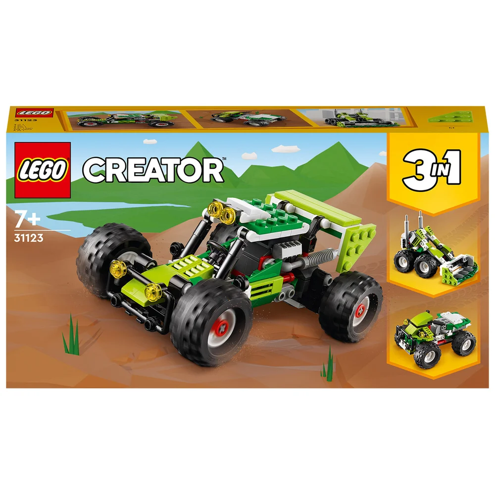 LEGO Creator: 3in1 Off-road Buggy, Digger, Toy Car Set (31123) Image 1