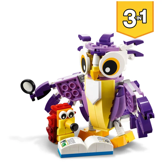 LEGO Creator: 3in1 Fantasy Forest Creatures Animal Toys (31125)