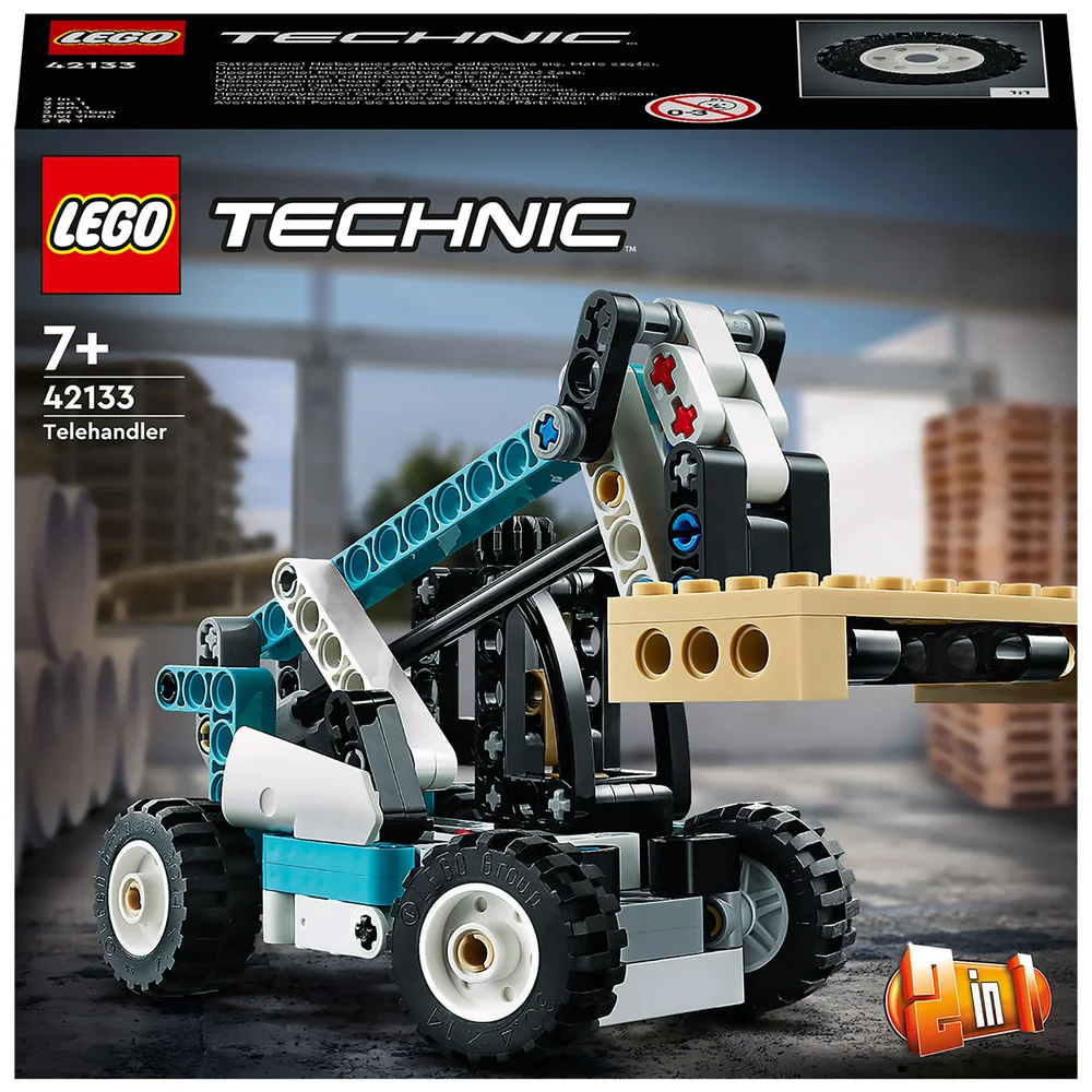 LEGO Technic: 2in1 Telehandler Forklift & Tow Truck Toy (42133) Image 1