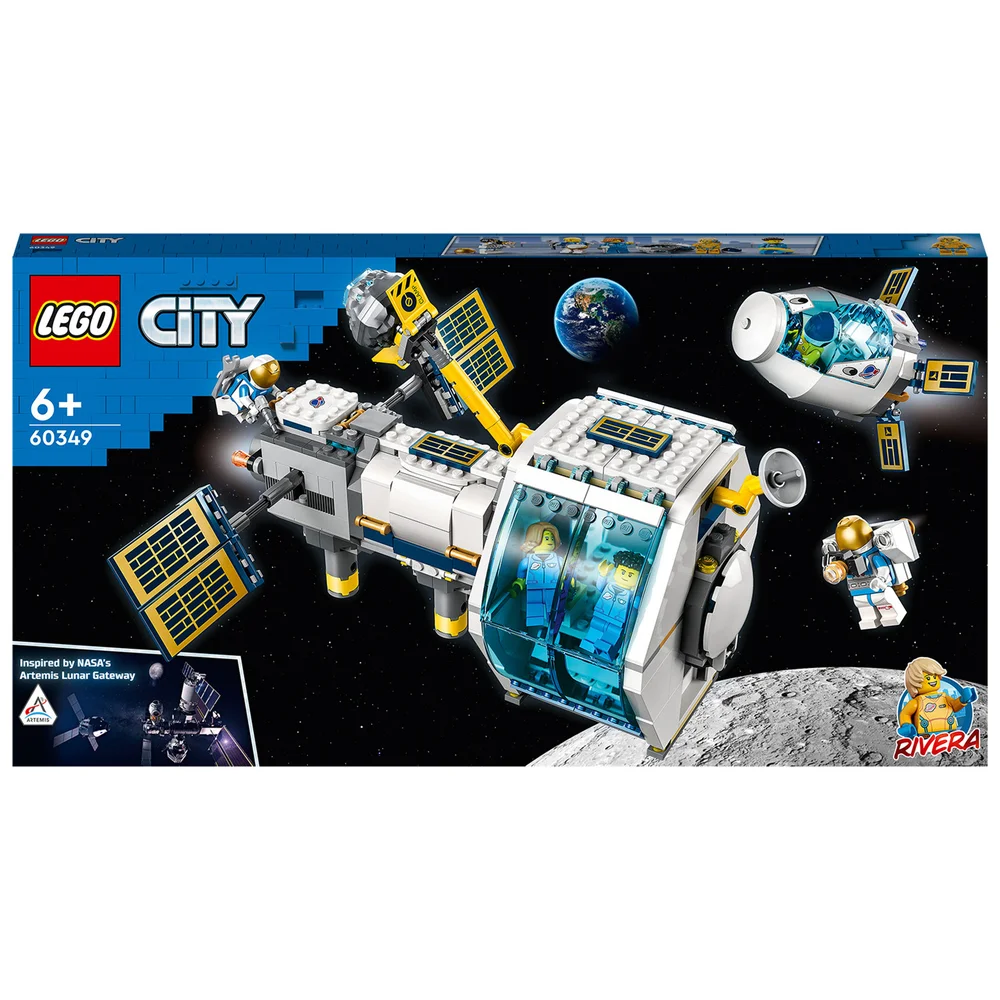 LEGO City Space Port Lunar Space Station Toy (60349) Image 1