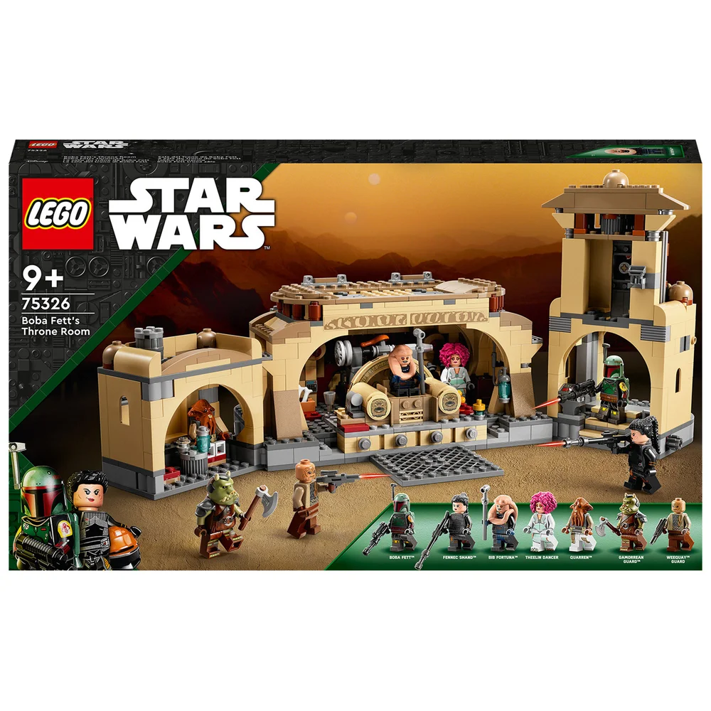 LEGO Star Wars: Boba Fett’s Throne Room Buildable Toy (75326) Image 1