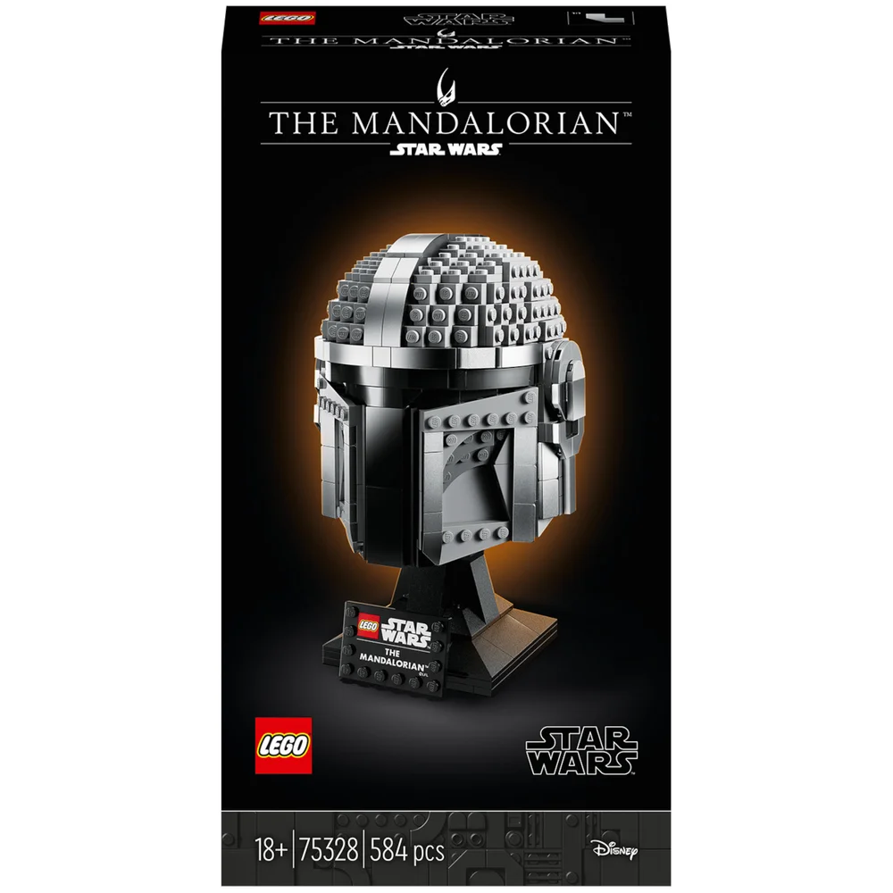 LEGO Star Wars: The Mandalorian Helmet Model Adult Set (75328) Image 1
