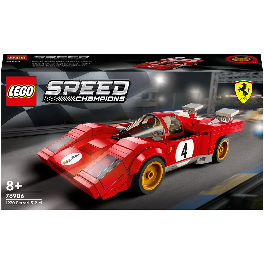 LEGO Speed Champions 1970 Ferrari 512 M Sports Car Toy (76906) Image 1