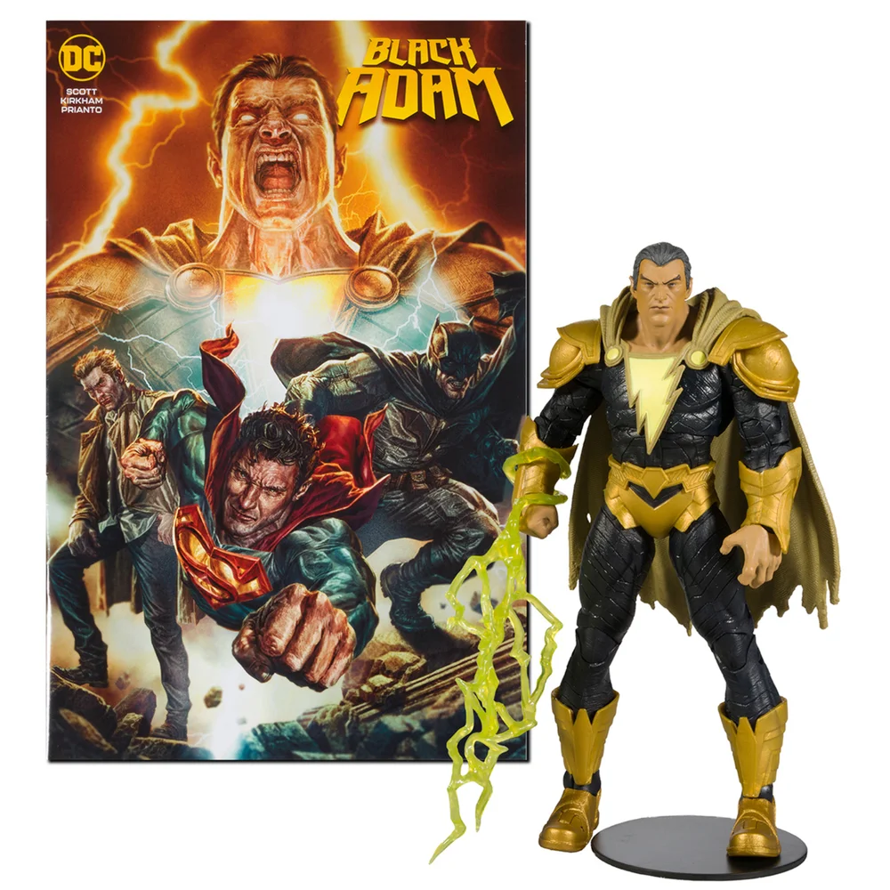 DC Direct Black Adam 7" Action Figure with Comic - Black Adam Image 1