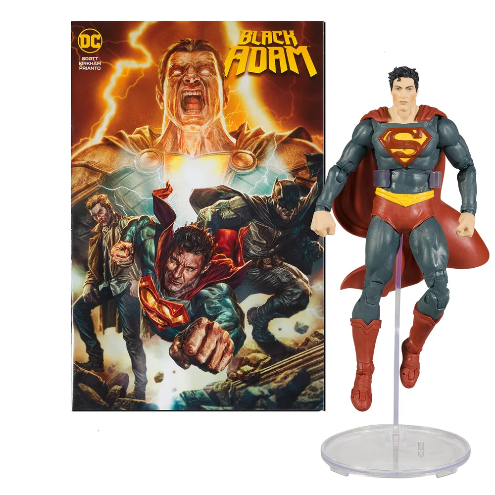 DC Direct Black Adam 7" Action Figure with Comic - Superman Image 1