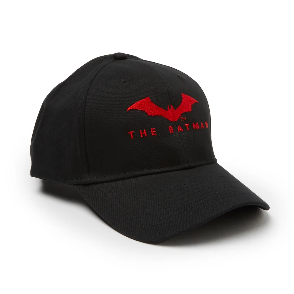 The Batman The Bat Embroidered Baseball Cap - Black Image 1