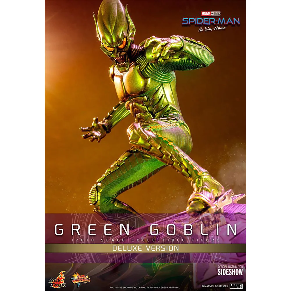 Hot Toys Marvel Spider-Man: No Way Home Movie Masterpiece Action Figure 1/6 Green Goblin (Deluxe Version) 30 cm Image 1