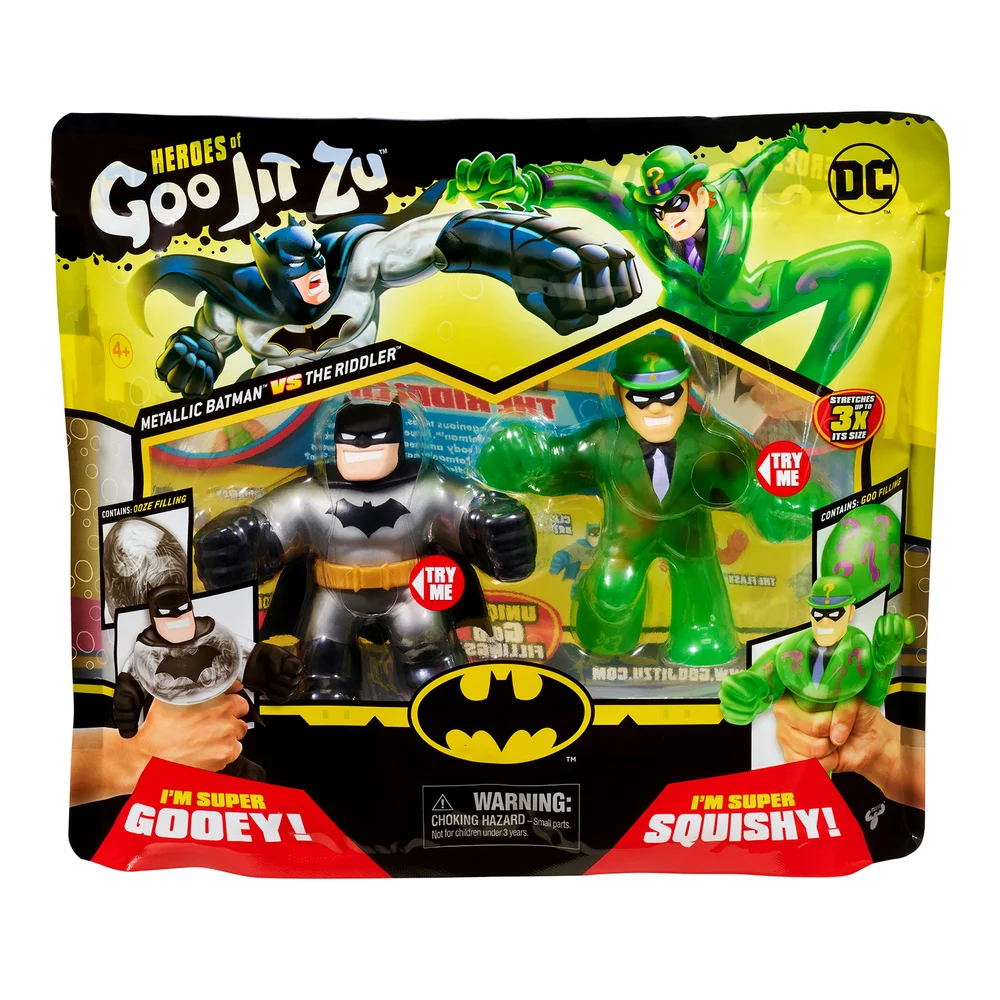 Heroes of Goo Jit Zu: DC Versus Pack - Batman Vs Riddler Image 1