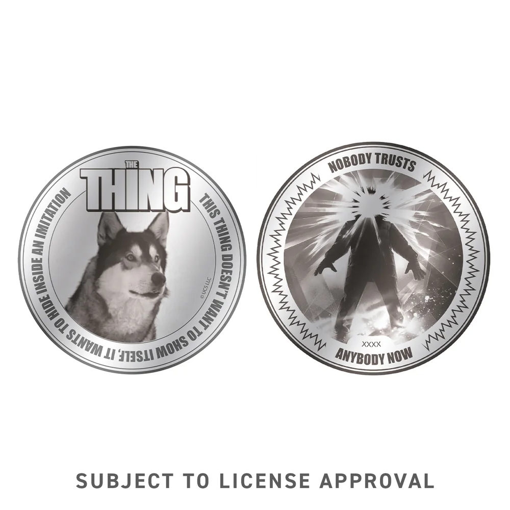 Fanattik The Thing 40th Anniversary Limited Edition Coin Image 1