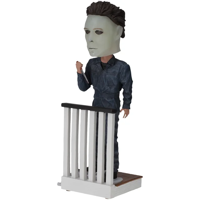 Royal Bobbles Halloween Michael Myers Glow in the Dark Bobblehead Figure Zavvi Exclusive