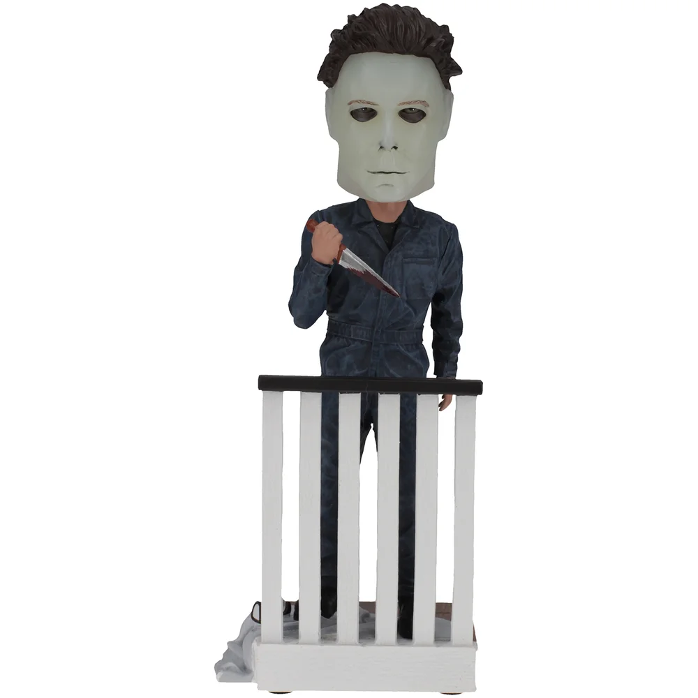 Royal Bobbles Halloween Michael Myers Glow in the Dark Bobblehead Figure Zavvi Exclusive Image 1