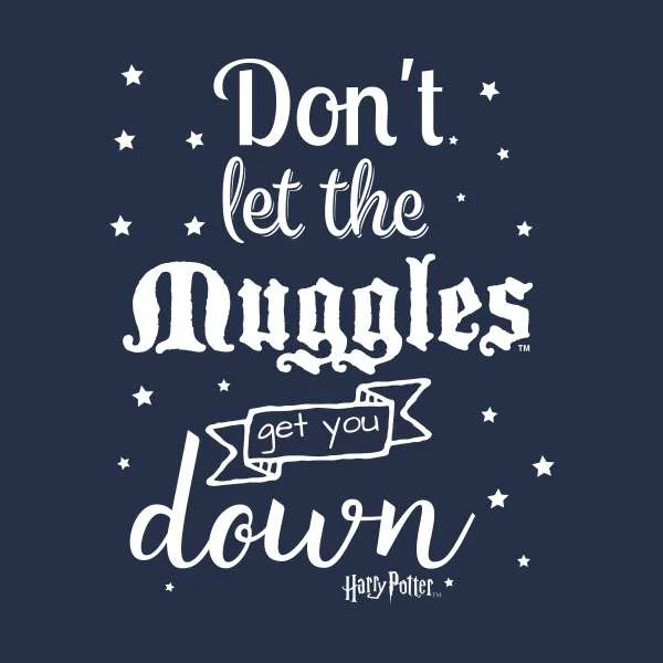 Harry Potter Don't Let The Muggles Get You Down Hoodie - Navy