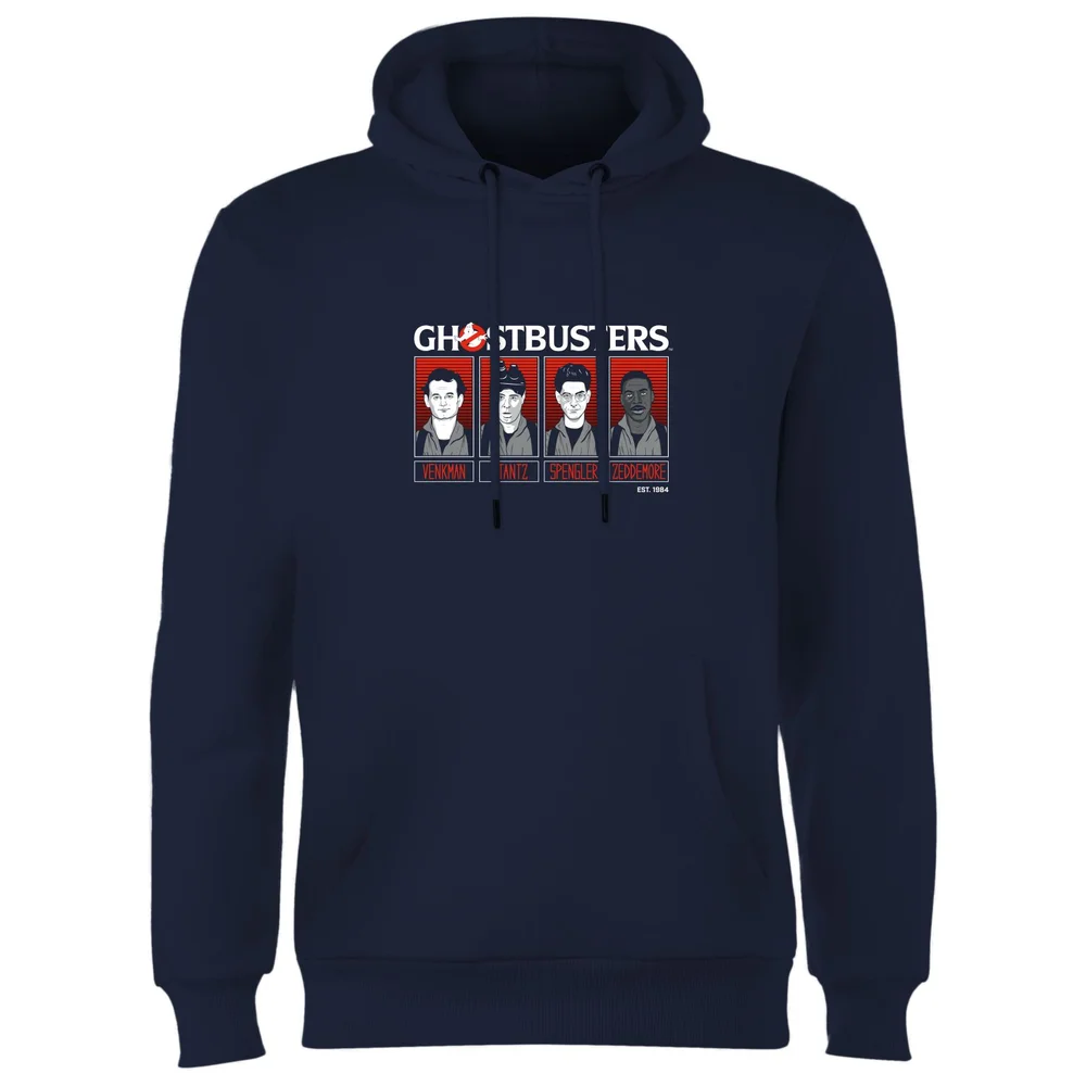 Ghostbusters Line-Up Hoodie - Navy - S Image 1