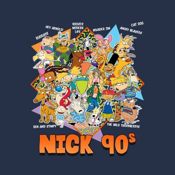 Nickelodeon Nostalgia For Nickleodeon Hoodie - Navy