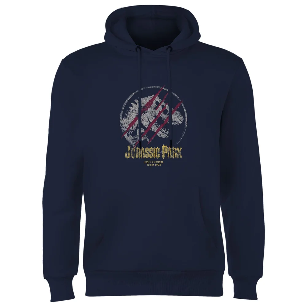 Jurassic Park Lost Control Hoodie - Navy - S Image 1