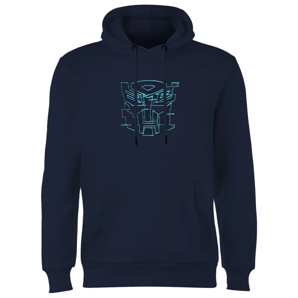 Transformers Autobot Glitch Hoodie - Navy - M Image 1