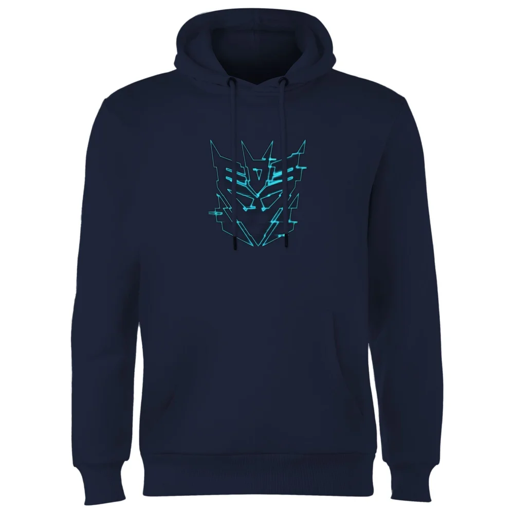 Transformers Decepticon Glitch Hoodie - Navy - S Image 1